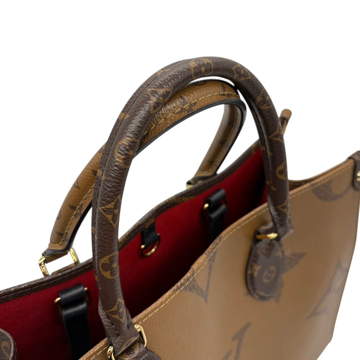 Louis Vuitton On The Go MM Tote Bag Shoulder Bag M45321 LV Monogram