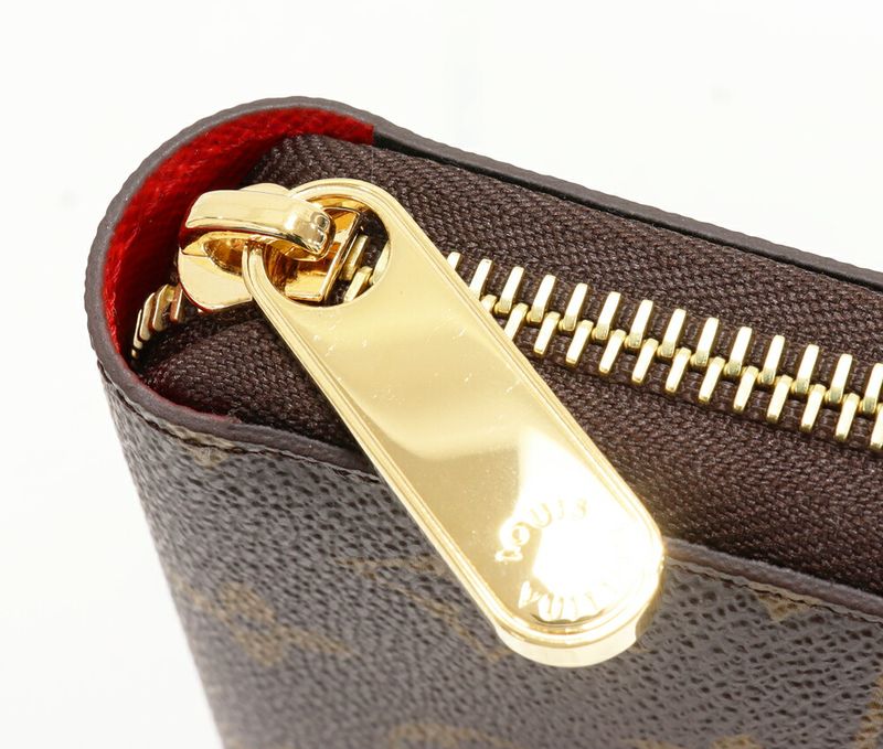 Louis Vuitton Round Zipper Long Wallet With Change Pocket Monogram Coclico