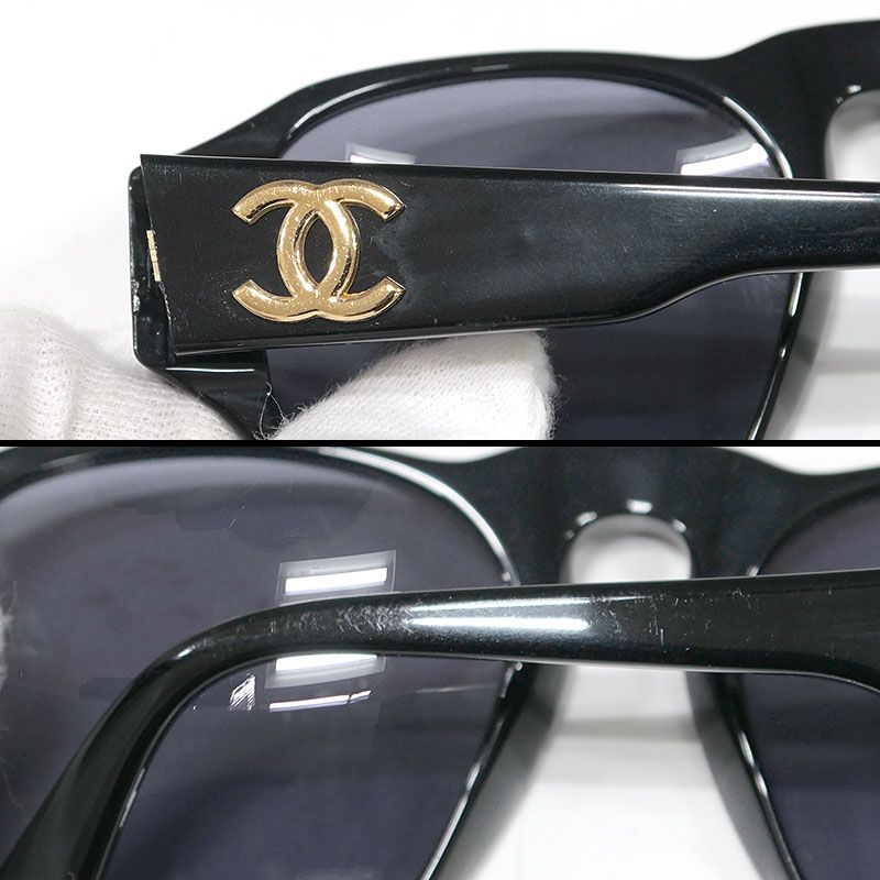 Chanel Sunglasses 01452 94305 Coco Mark Black