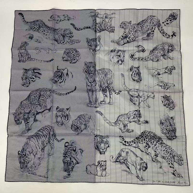 Similar Hermes Carre 90 Silk Scarf Dans L'atelier De Robert Dalet's Atelier Blue