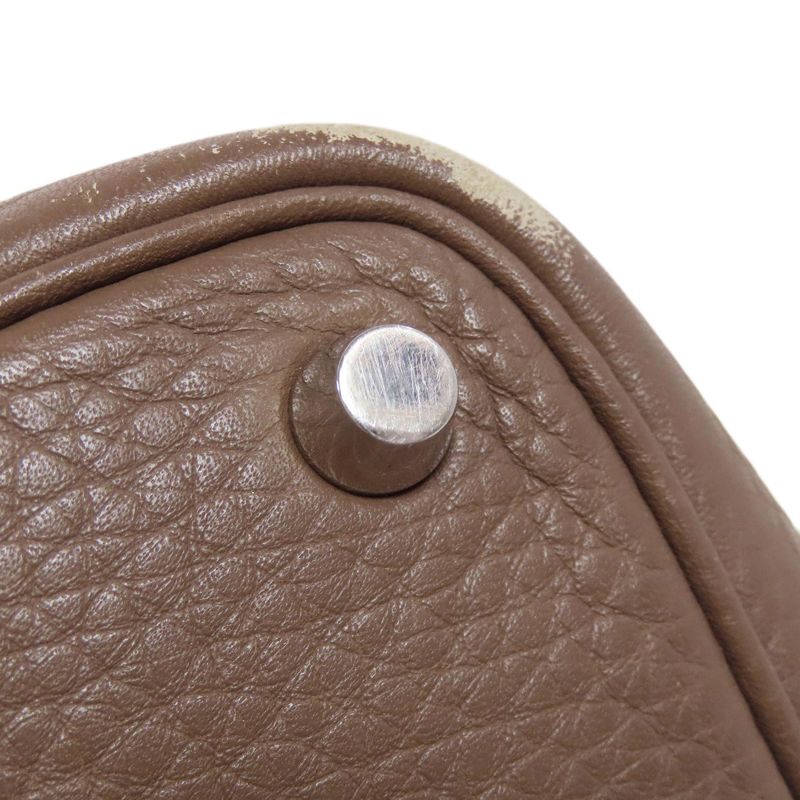 Hermes Picotin Lock PM Etape Silver Hardware Handbag Taurillon Women