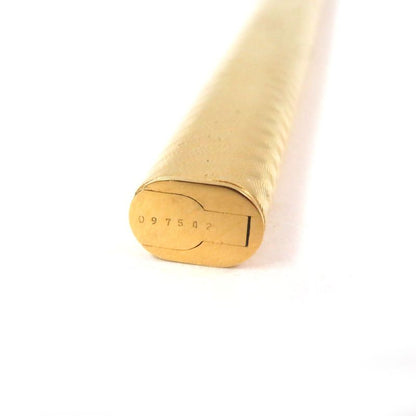 Cartier Vintage Trinity Double C Wavy Pattern Capped Ballpoint Pen With Gold