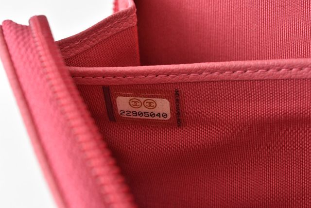 Chanel Wallet Chanel Long Wallet Round Zipper Rose CC Mark Coco Button