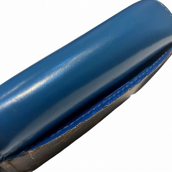 Louis Vuitton Monogram Portefeuille Zoë M63881 Blue Jean Trifold Wallet For