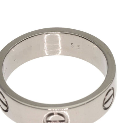 Cartier Love Ring #56 Ring - 18K White Gold Ladies