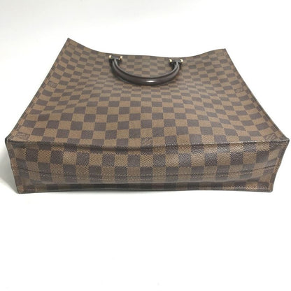 Louis Vuitton Tote Bag Sac Pla N51140 Damier Canvas Ebène Brown