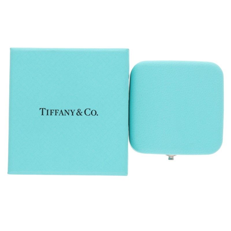 Tiffany & Co 18K White Goldt One Narrow White Gold Ring Men's Size 16.5