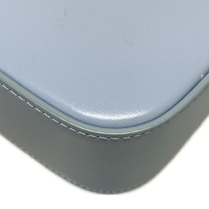 Celine Shoulder Bag Mini Claude Light Blue Mini Bag With Detachable Strap