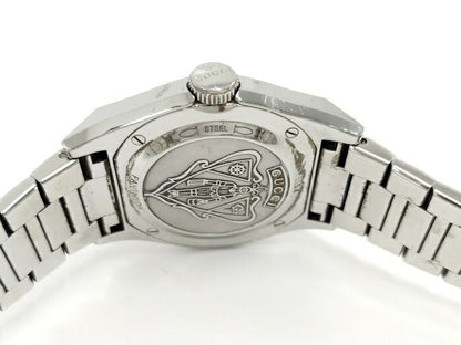 Gucci Watch Boys Size Pantheon Quartz SS Champagne Gold Dial 1154