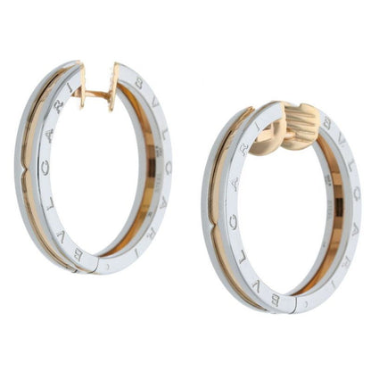 Bulgari B ZERO 1 B ZERO 1 18K Pink Gold Pink Gold SS Set Of 2 Earrings Ladies