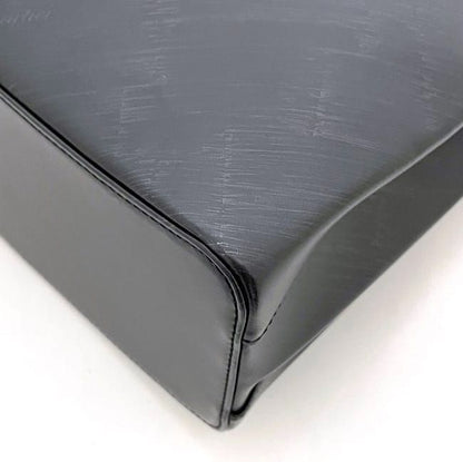 Cartier Tote Bag Black Trinity Excellent Condition Preowned Leather