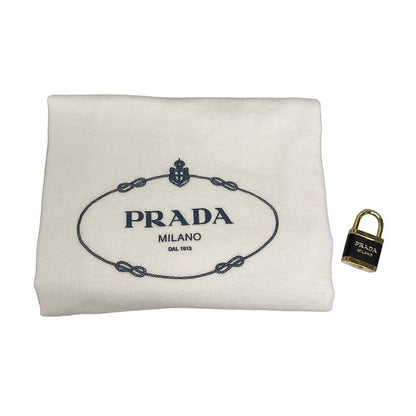 Prada Shoulder Bag Emme Large 1bc232 Black Re-nylon Leather