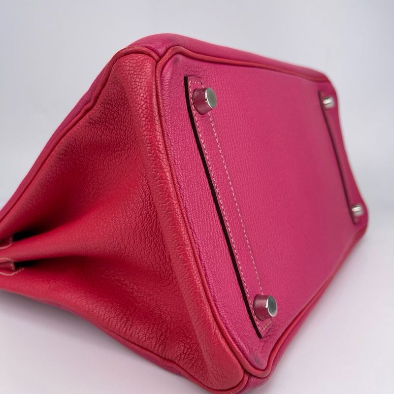 Hermes Birkin 30 Handbag Togo Framboise