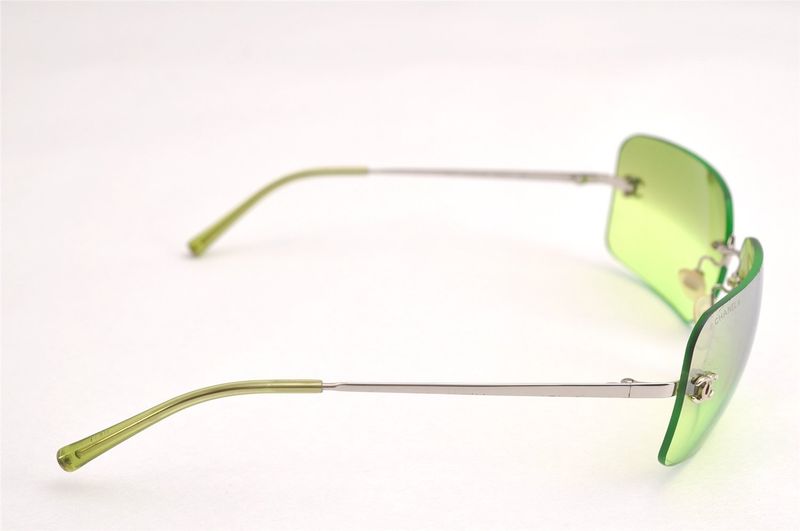 Chanel Sunglasses CC Logo Coco Mark Titanium 4017 Light Green 3238n