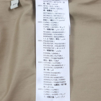 Gucci 452368 Back Taiga Embroidery 100% Silk Lining Logo Buttons Trench Coat