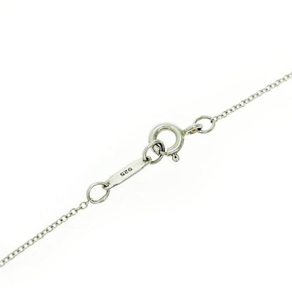 Tiffany & Co Silver Atlas Bar Necklace 6.8g 925 Engraved 445345 Necklace