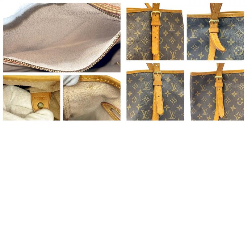 Louis Vuitton M42236 Monogram PVC Bucket GM Shoulder Bag Brown 386493