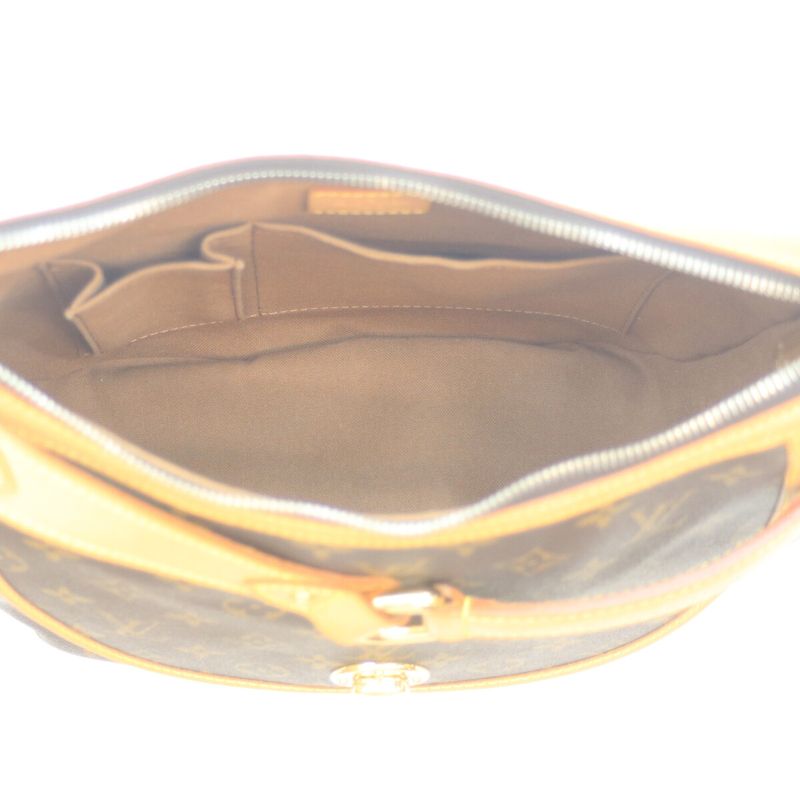 Louis Vuitton 06 M40076 Monogram Tulum PM Shoulder Bag Twist Lock Brown Women