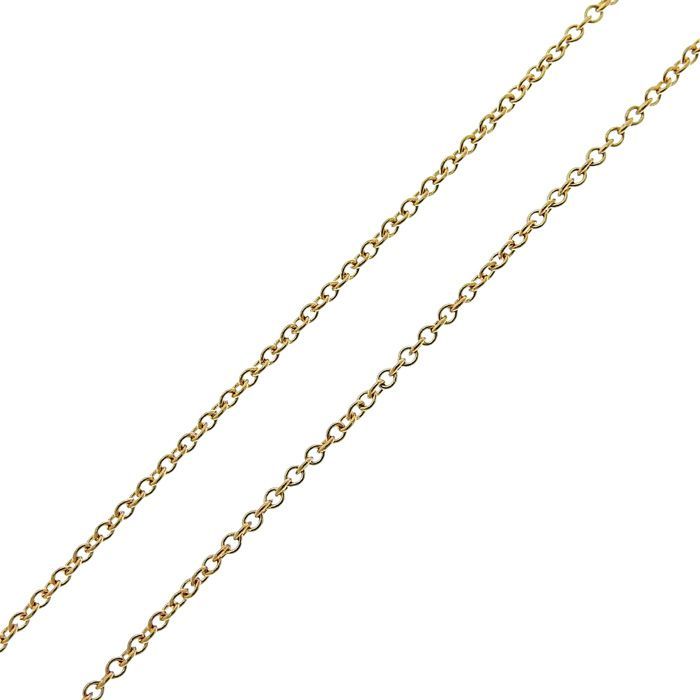 Tiffany & Co Infinity Cross Necklace 18K Yellow Gold 750 Yellow Gold 40.5cm