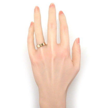 Hermes Ring Kelly PM H109041b 4 Point Diamonds Total 002ct 18K Pink Gold #11 /