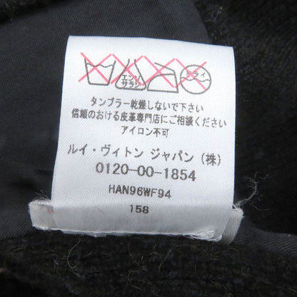 Louis Vuitton Han96wf94 Camel Cashmere Blend Halaco-switched Logo Long Sleeve