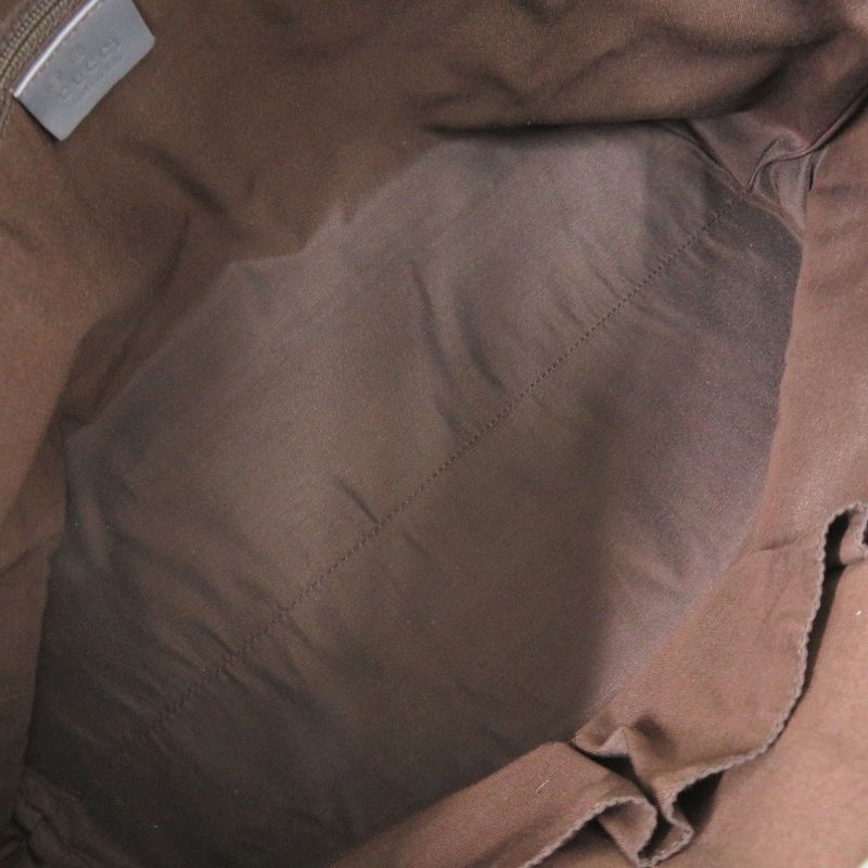 Gucci Bamboo 365345 Leather Grey Tote Bag 0835 Gucci