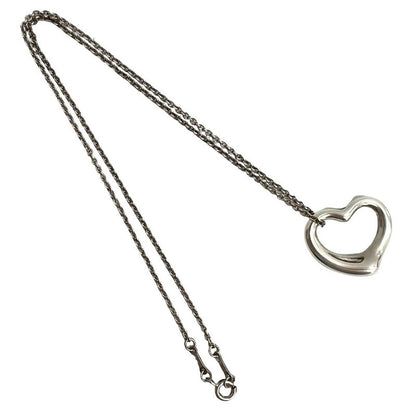 Tiffany & Co Open Heart Necklace Silver 925 Chain Pendant Accessori