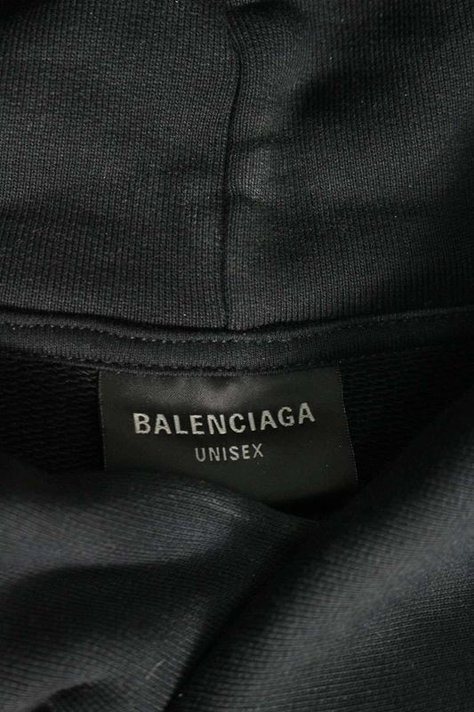 Balenciaga 739024 Tqva8 Logo Print Pullover Hoodie Men's 2