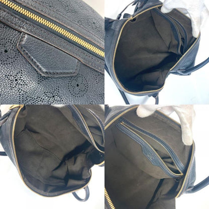 Louis Vuitton Shoulder Bag Galatea PM M93814 Monogram Mahina Leather Noir Black