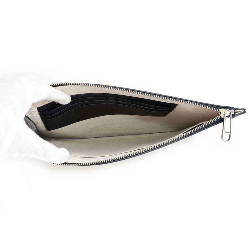 Gucci Clutch Bag Interlocking G Beige/ebony