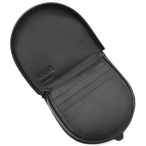 Loewe Shoulder Bag Small Heel Pouch Soft Calf Black Anagram Pouch C661t14x12