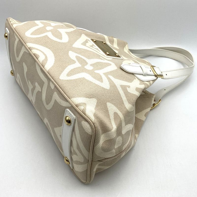 Louis Vuitton M95674 Taisienne PM Tote Bag Beige Canvas/leather