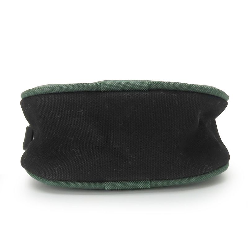 Chanel Shoulder Bag Coco Mark Canvas Black Khaki Pochette Sport 8 Series Ladies