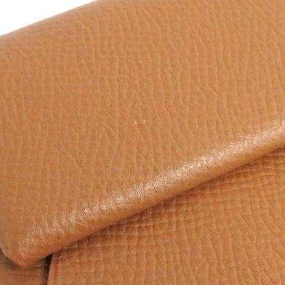 Hermes Bastia Gold Vo-epson Coin Case D Engraved 2019 Brown