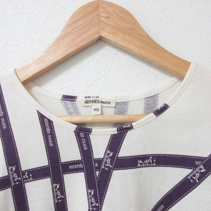 Good Hermes Margiela Period Bordic Ribbon Short Sleeve T-Shirt Cut and Sewn