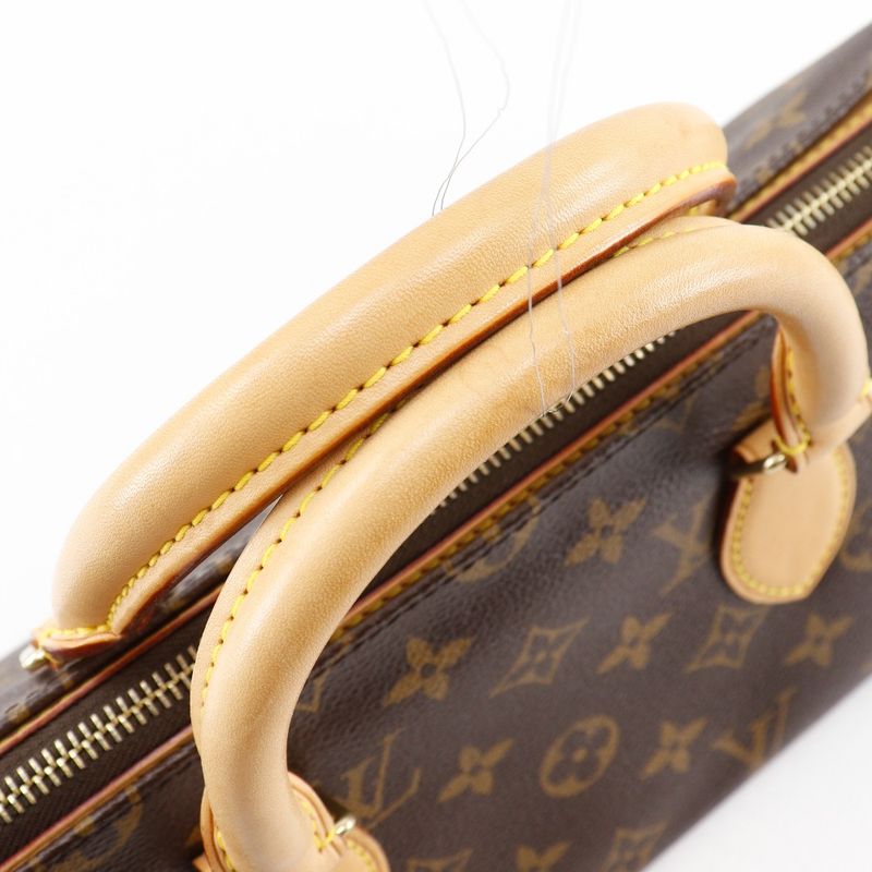 Louis Vuitton Popincourt M40009 Monogram Canvas Brown Vi0065 Ladies Handbag