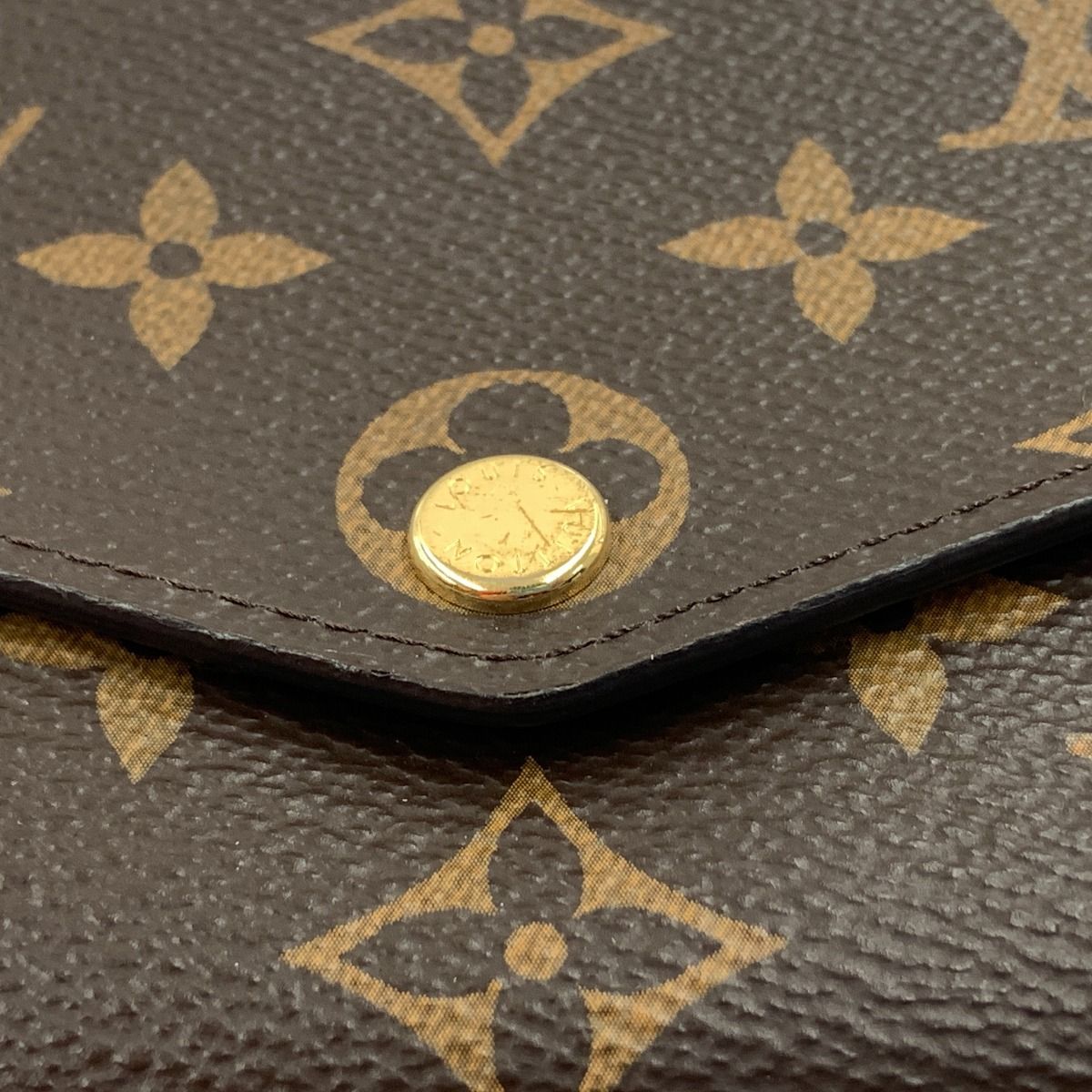 Louis Vuitton Monogram Portefeuille Sara Bifold Long Wallet M62235 Brown X