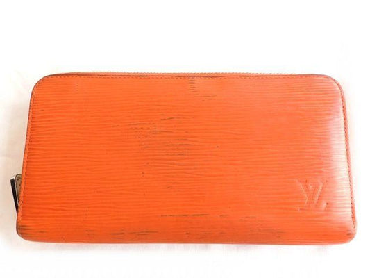 Louis Vuitton M60310 Mi4114 - Zippy Wallet Epi Orange Round Zipper Long Wallet