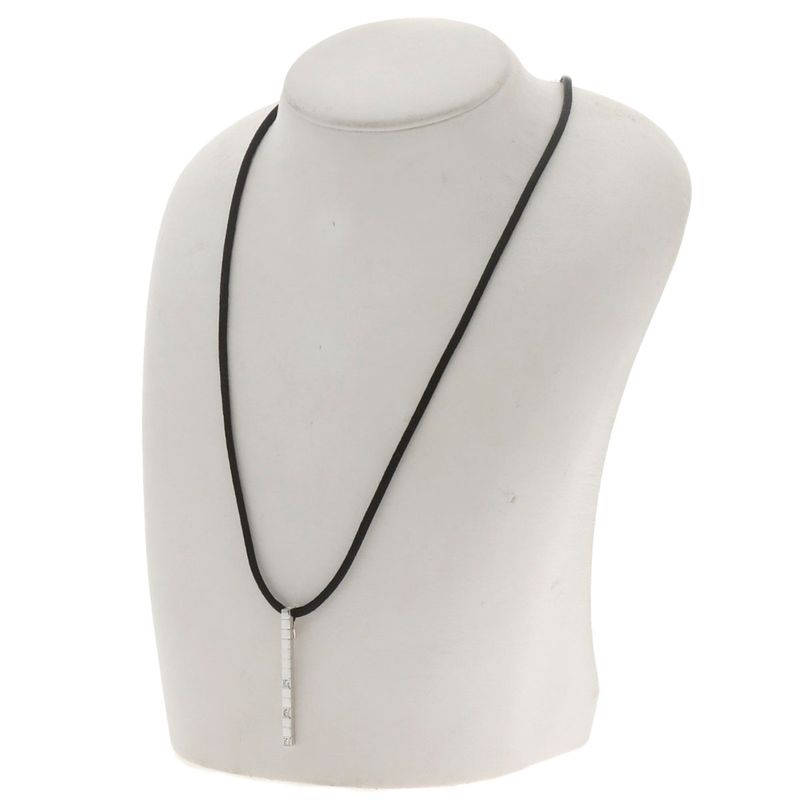 Cartier Lanier 3P Diamond TOP Pendant Top 18K White Gold Ladies