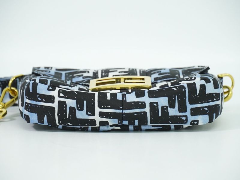 Authentic Fendi Zucca Bucket Joshua Vidas Collaboration 2WAY Shoulder Bag Belt