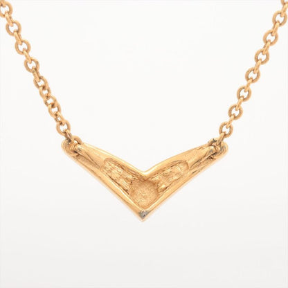 Christian DIOR Necklace GP With Rhinestones Gold
