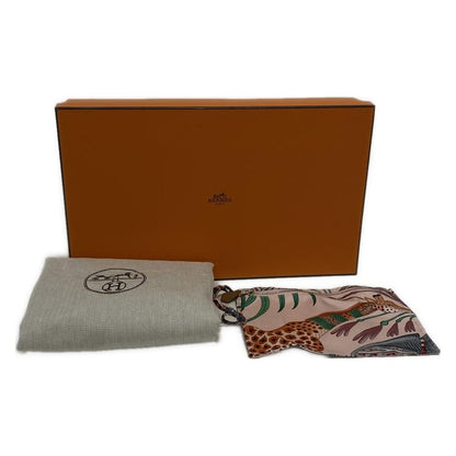 Hermes Shoulder Bag Silky City MM Light Pink X Gray X Multi Animal Print Silk