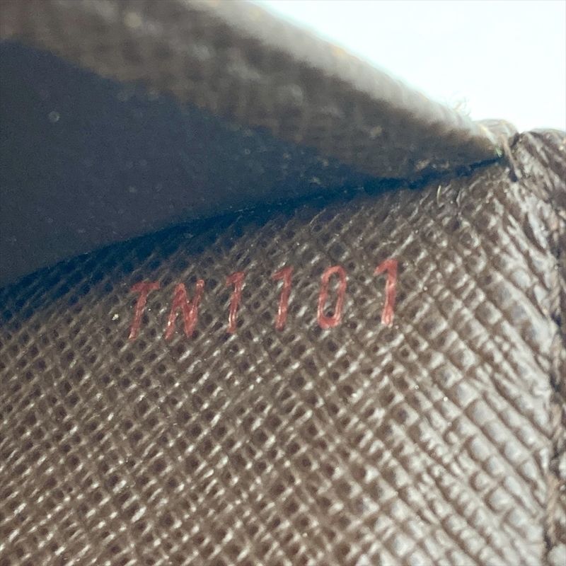 Louis Vuitton Portefeuille Joy Bifold Wallet Damier Ebène Leather N60034 Brown