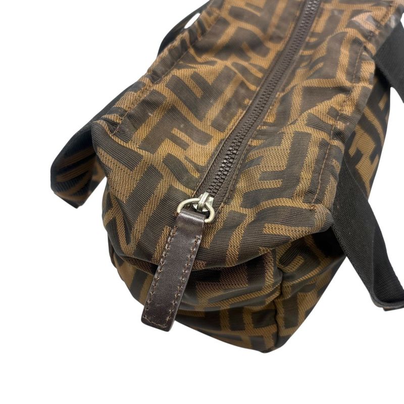 3406 Fendi Mini Handbag 2151-26541-009 Zucca Pattern Brown Second Hand