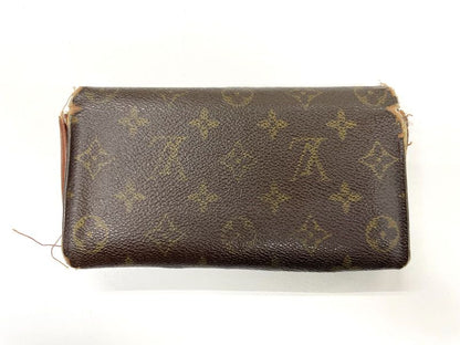 Louis Vuitton Monogram Pochette Portmonnaie Cles Di Long Wallet M61725 Brown