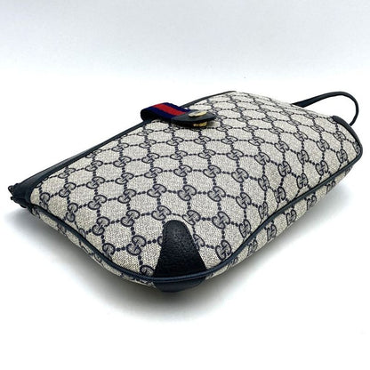 Gucci 904 02 026 Shoulder Bag GG Supreme Vintage Old Gucci Navy Women Men