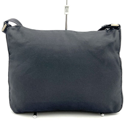 Prada Shoulder Bag Crossbody Black Nylon Women Men