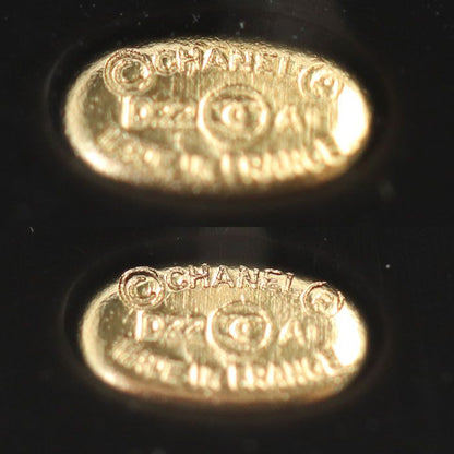 Chanel GP Coco Mark Logo Resin Earrings 51g Ladies Preowned