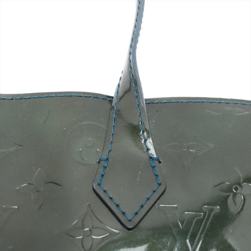 Louis Vuitton Monogram Vernis Wilshire PM Leather Handbag Tote M93684 Women's