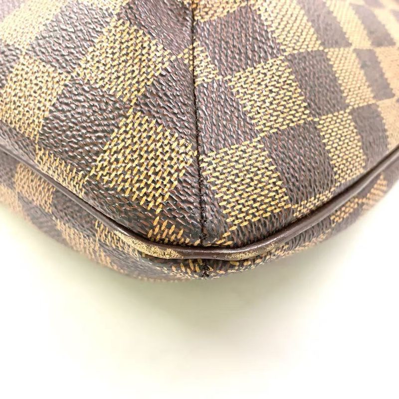 Louis Vuitton Musette Damier Ebene Damier Ebene Leather × PVC Brown Shoulder